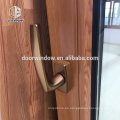 El marco de madera sólida de la venta caliente y la ventana de inclinación y giro de aluminio vienen con doble acristalamiento y Roto Hardware